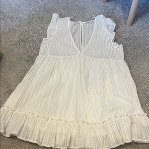 White romper dress